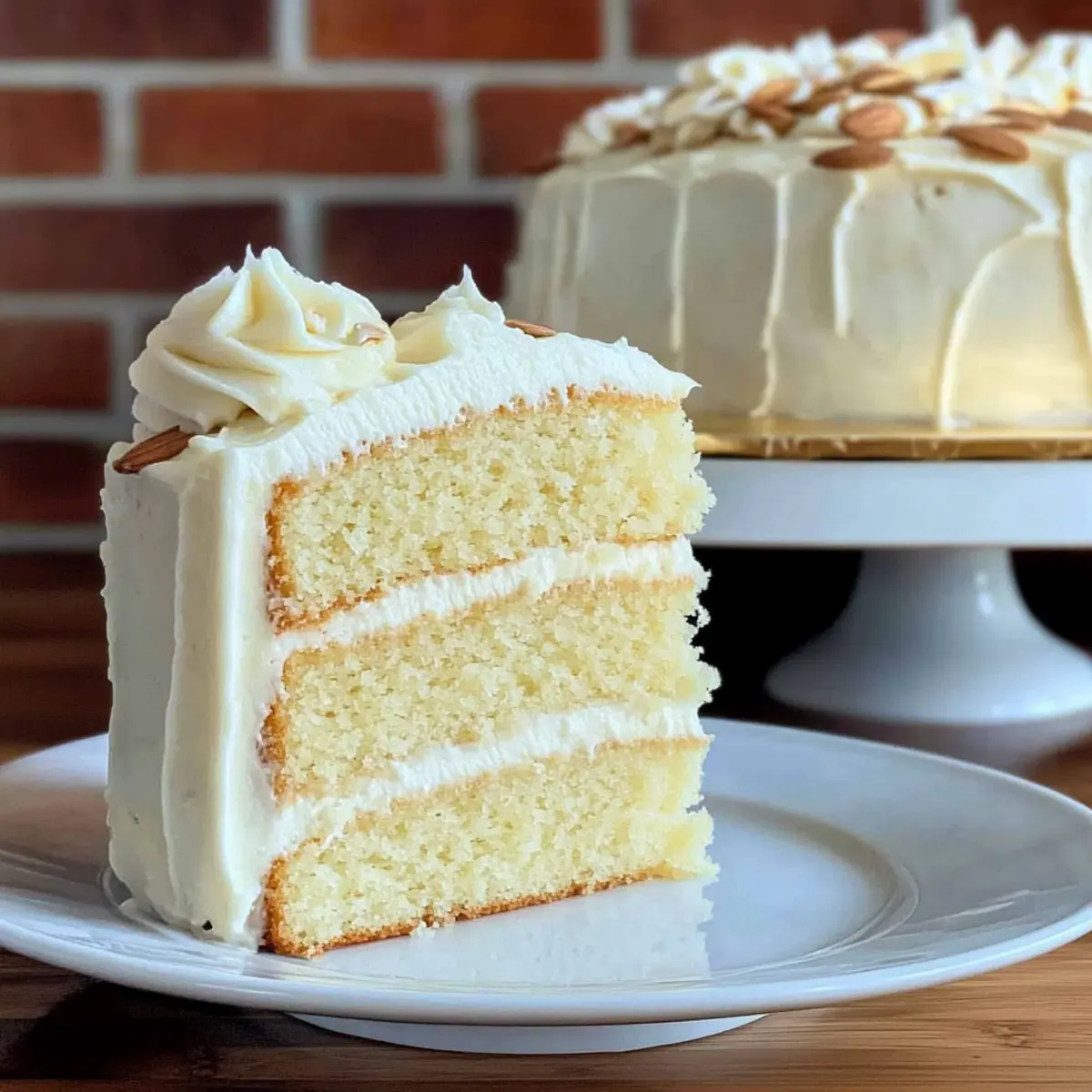 Moist Vanilla Almond Cake That Brings Bakery Bliss Home