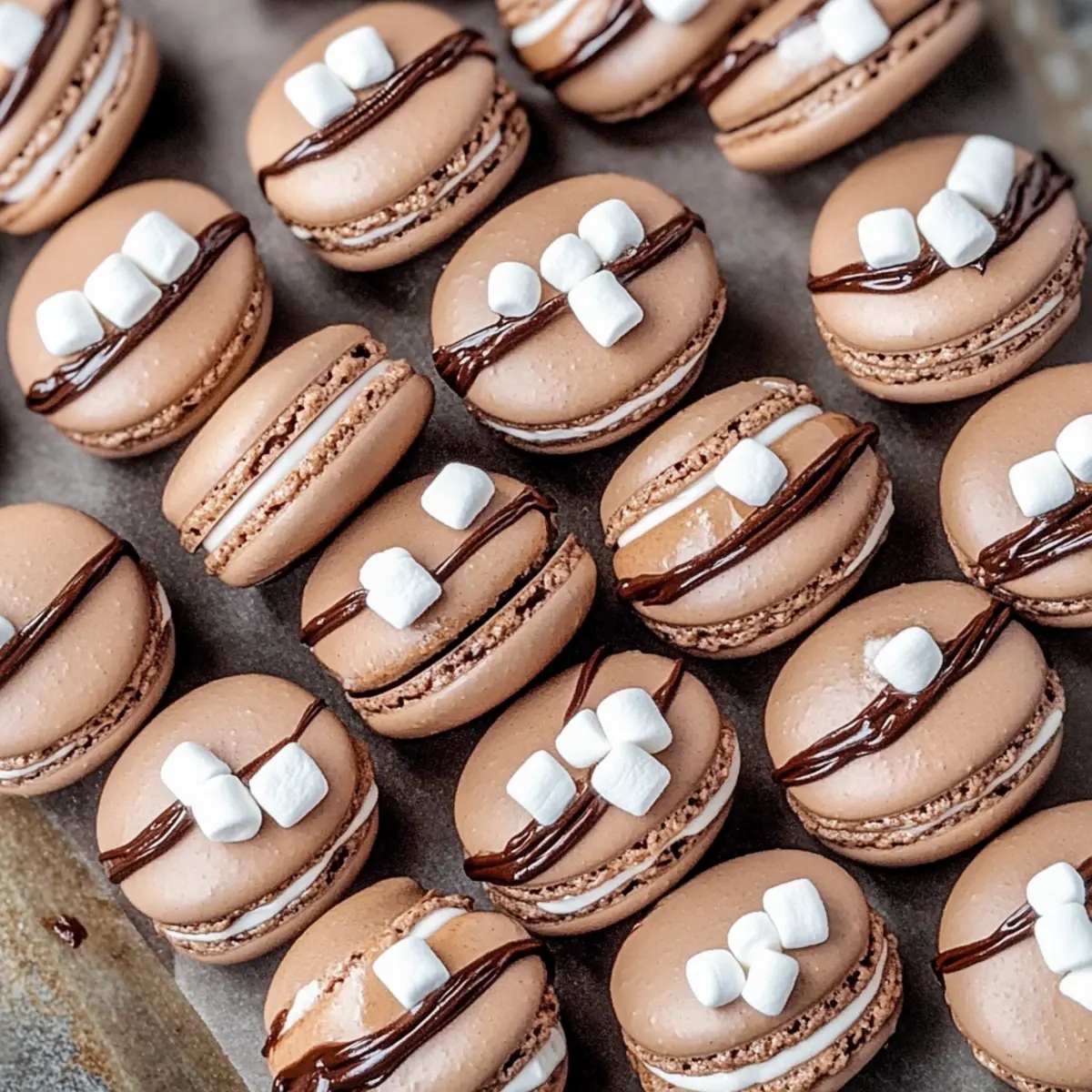 Decadent Hot Chocolate Macarons for Cozy Winter Treats