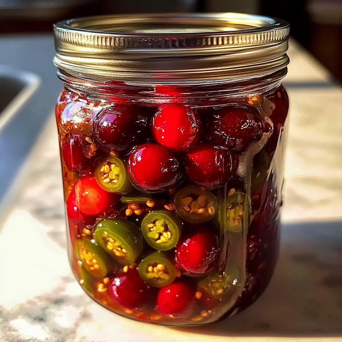 Sweet and Spicy Cranberry Jalapeño Cowboy Candy Delight