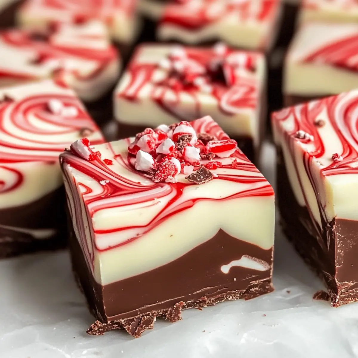 Delight in Creamy Peppermint Swirl Fudge This Holiday Season