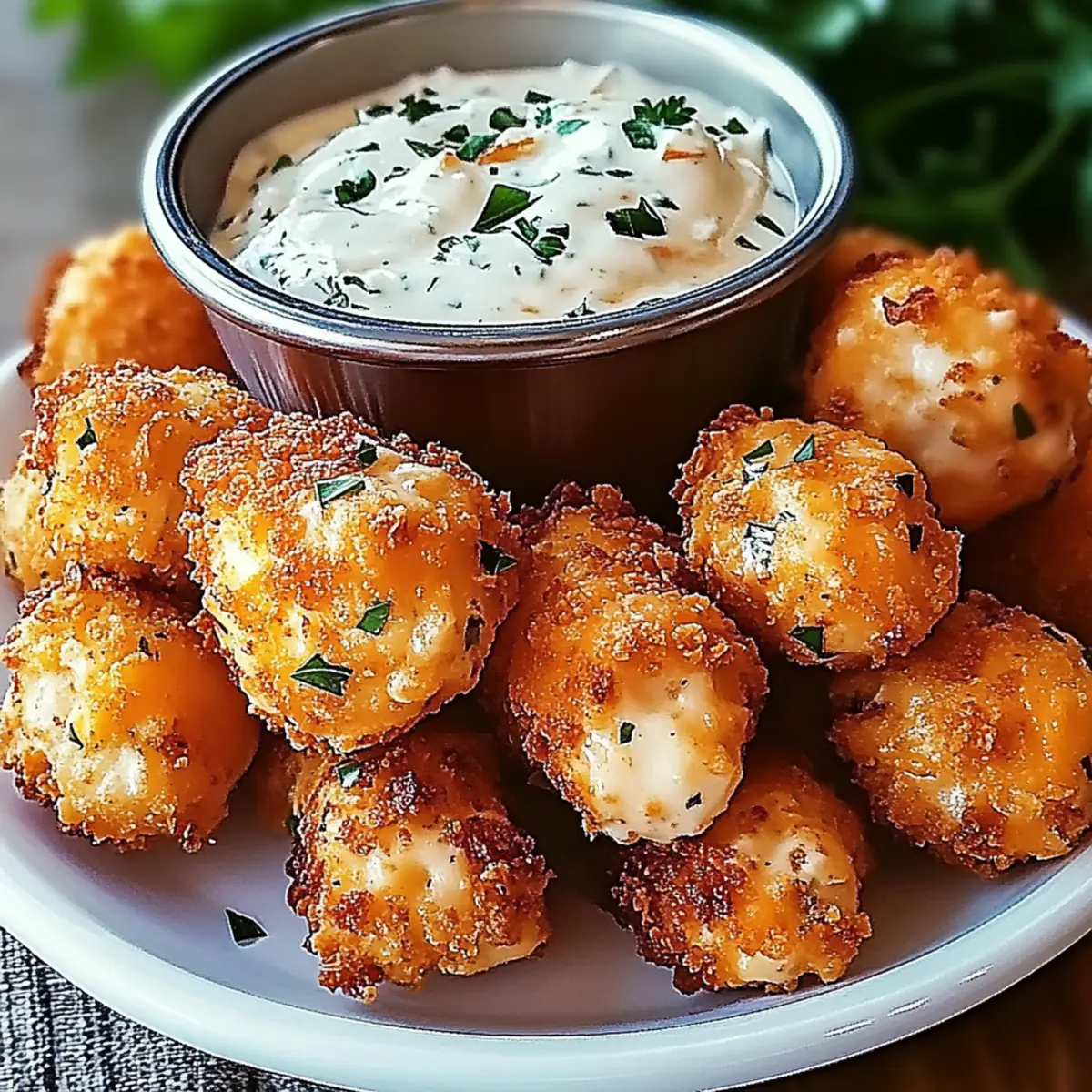 Irresistible Cheesy Jalapeño Ranch Chicken Poppers Recipe