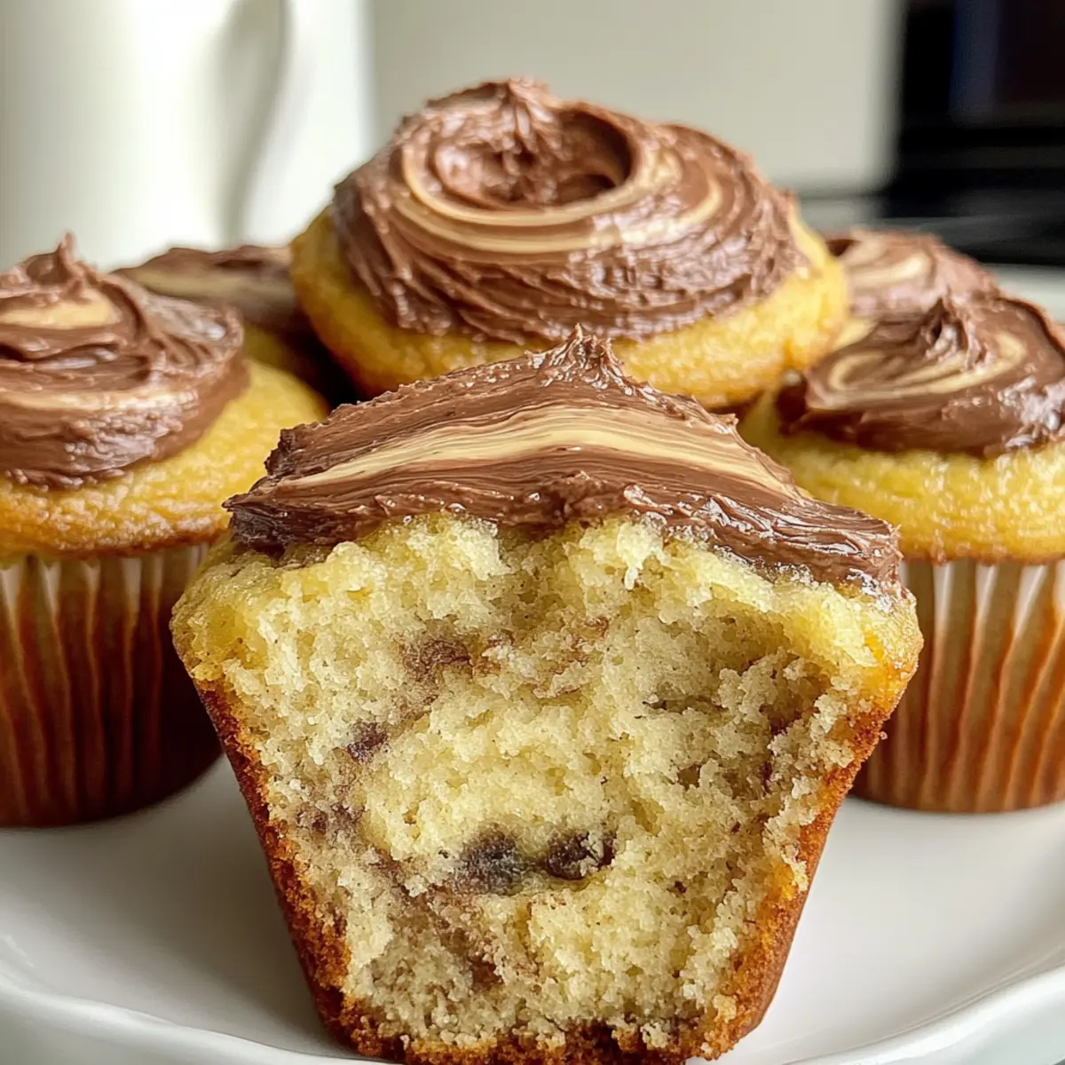 Nutella Swirl Banana Muffins that Make Snack Time Irresistible
