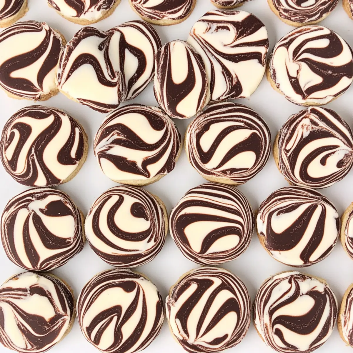 Marble Cookies That Melt in Your Mouth with Peppermint Bliss