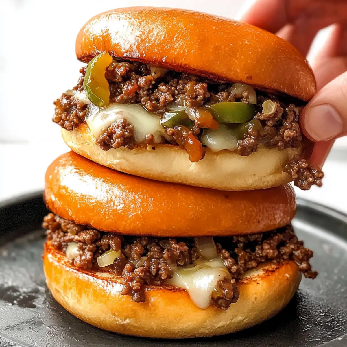 Savory Cheesesteak Sloppy Joes for Quick Comfort Meals