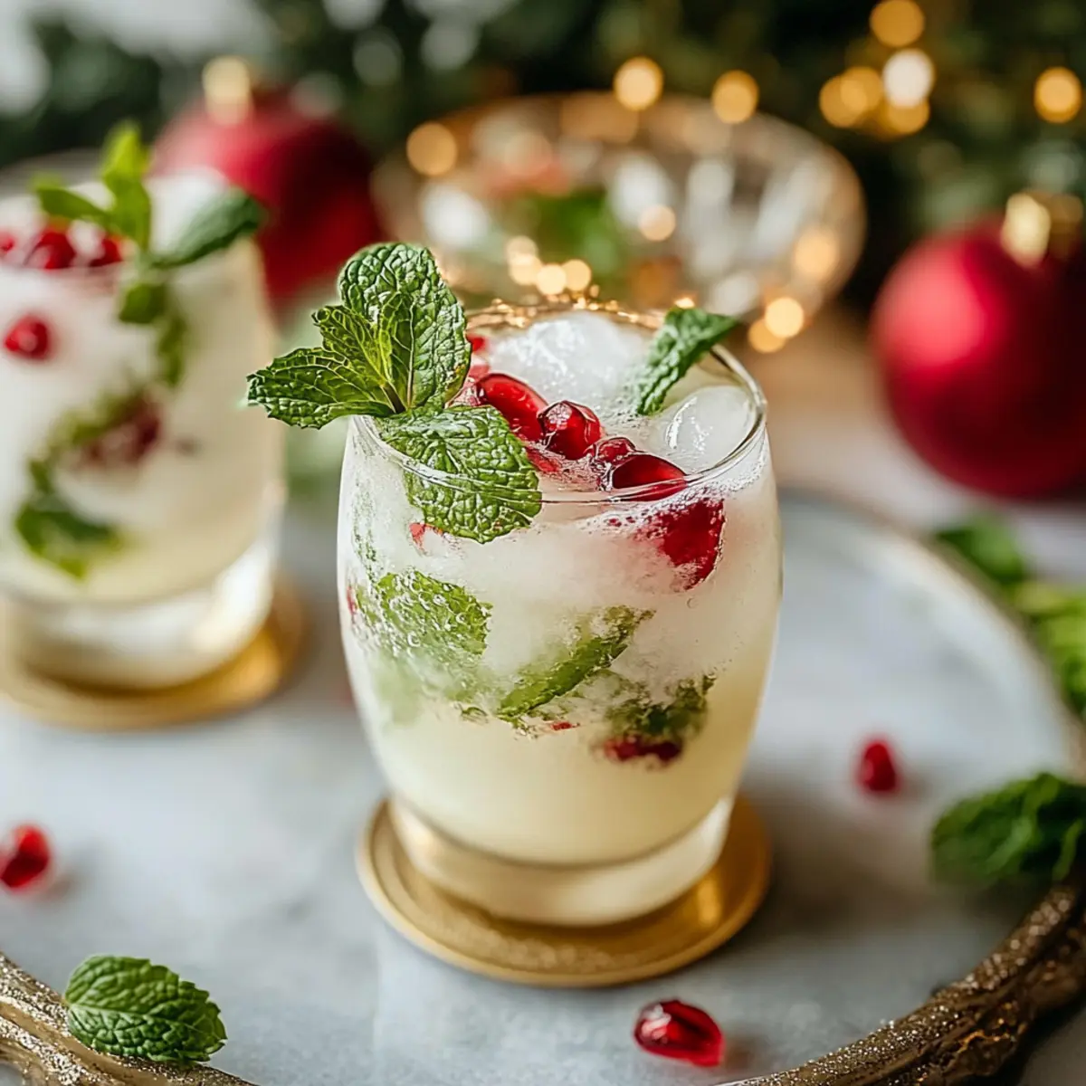 Whip Up Refreshing White Christmas Mojitos for the Holidays