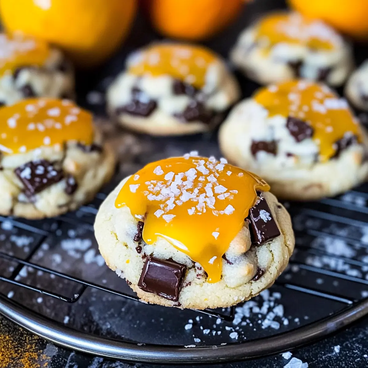 Salted Dark Chocolate Orange Cookies That Brighten Your Day