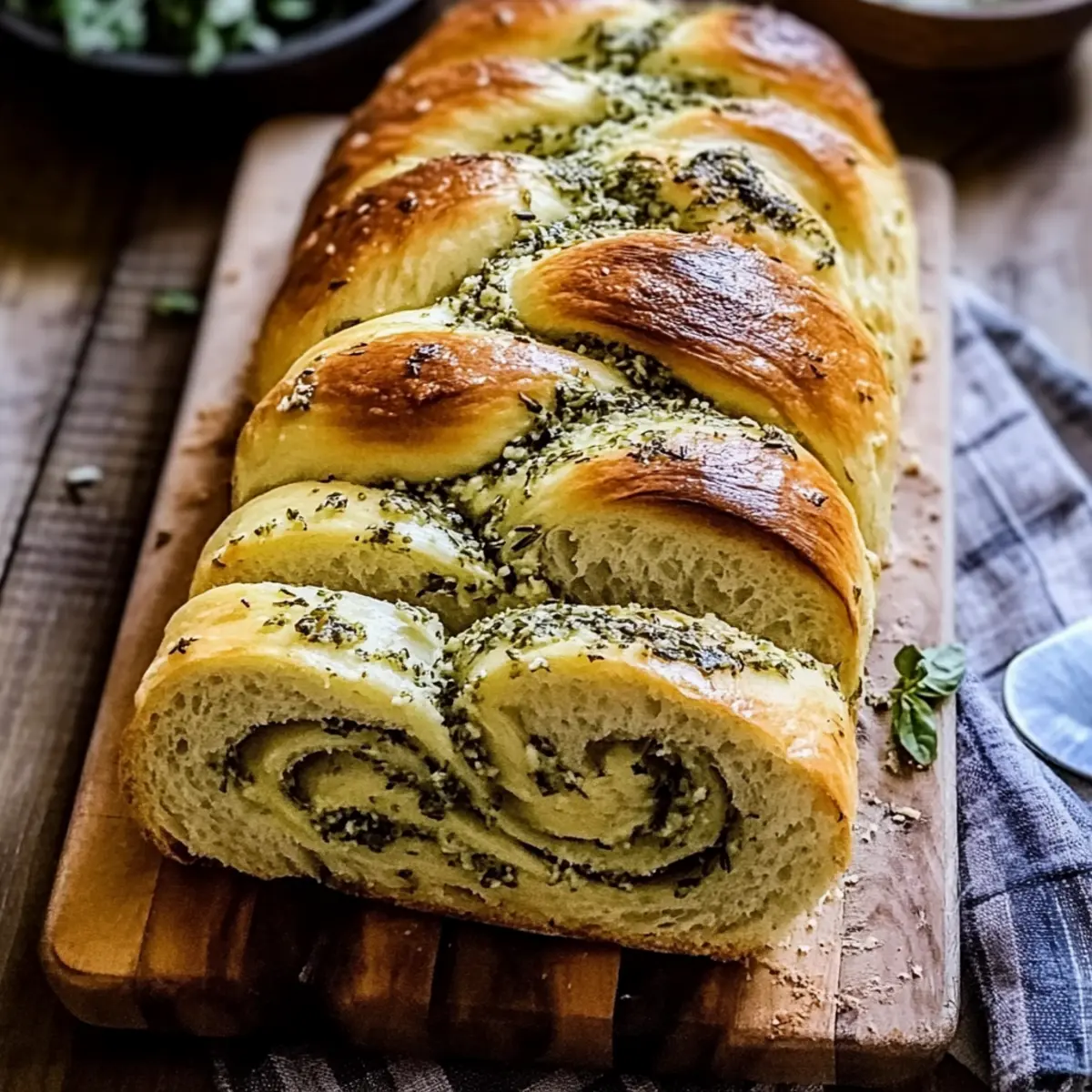 Swirled Garlic Herb Bread That’ll Impress Any Dinner Guest