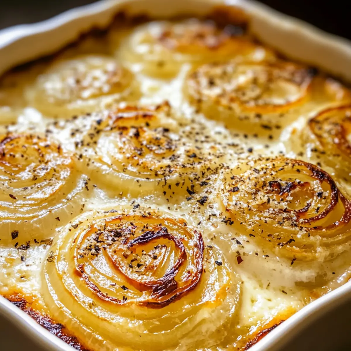 Irresistibly Creamy Roasted Parmesan Creamed Onions