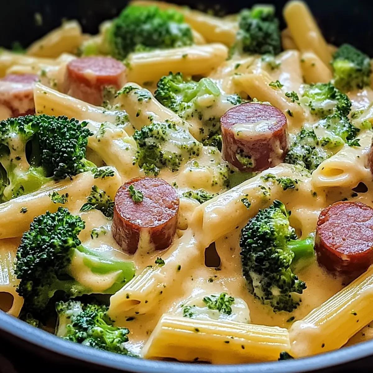 Creamy Kielbasa Broccoli Skillet for Cozy Weeknight Dinners