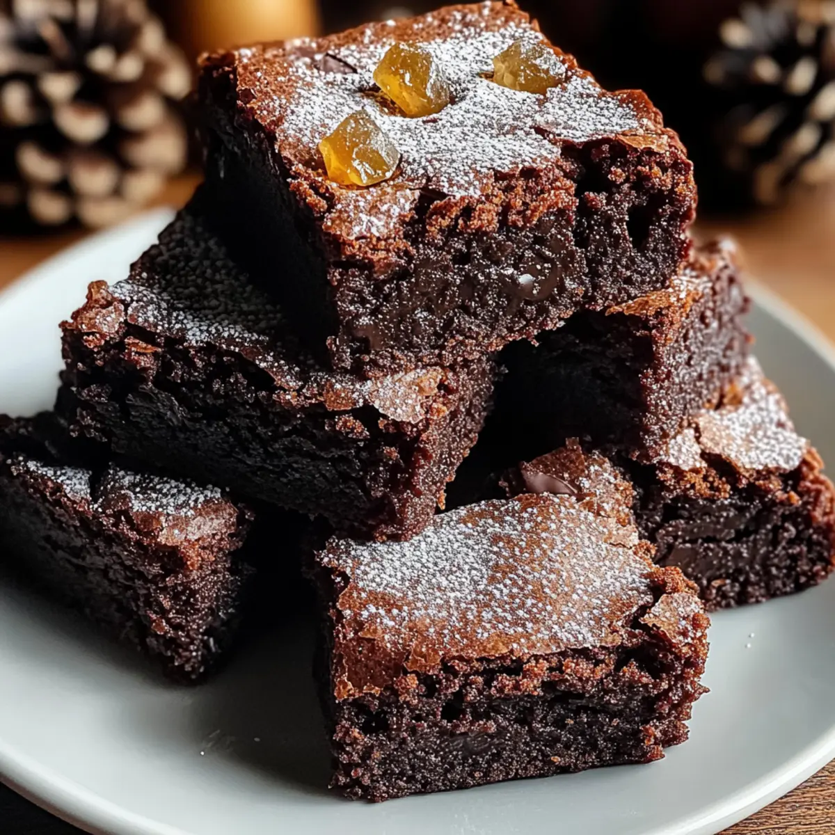 Decadent Spiced Gingerbread Brownies You'll Love This Holiday