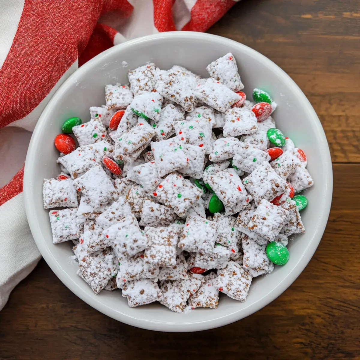 Irresistibly Crunchy Christmas Puppy Chow You’ll Love
