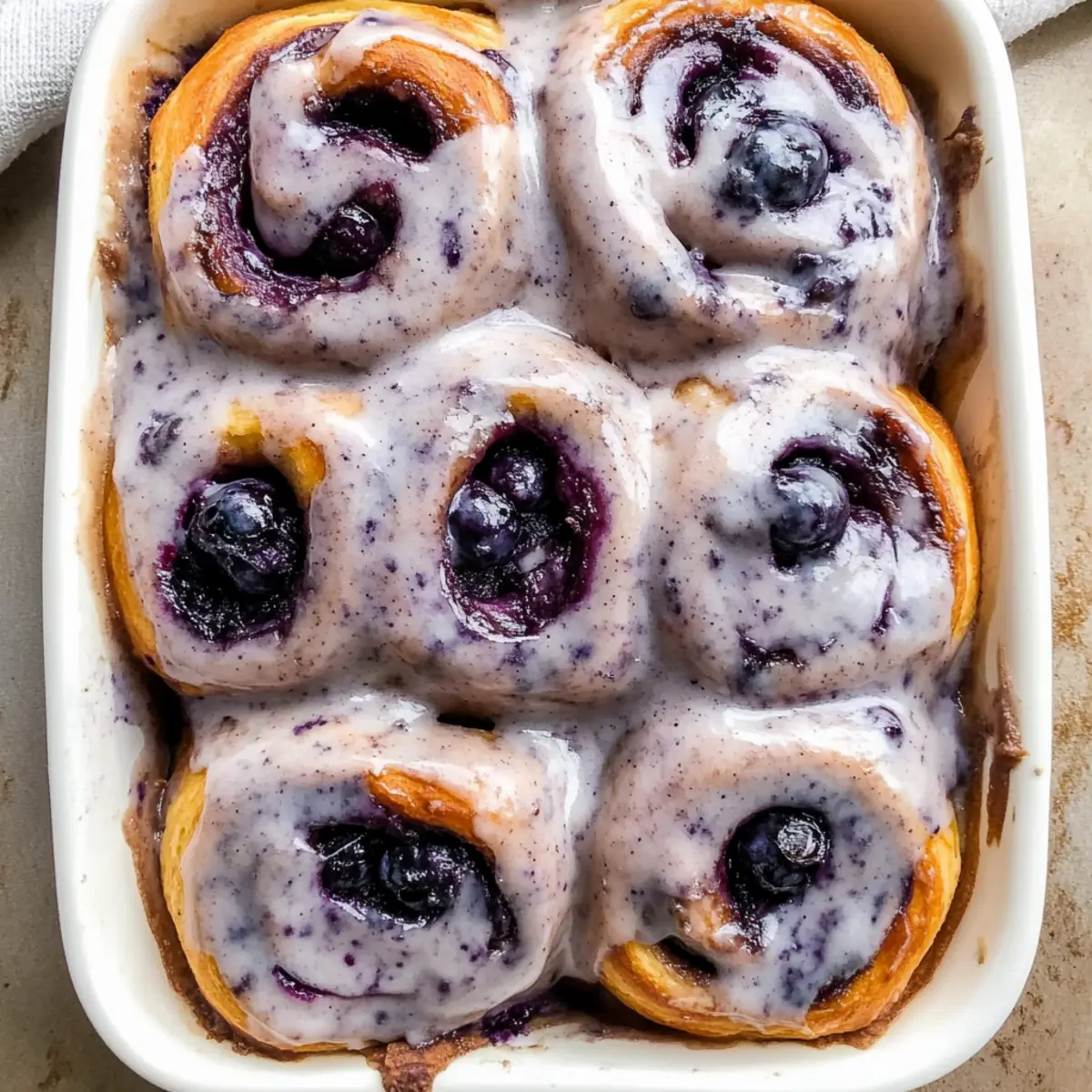 Fluffy Blueberry Cinnamon Rolls for Your Cozy Mornings