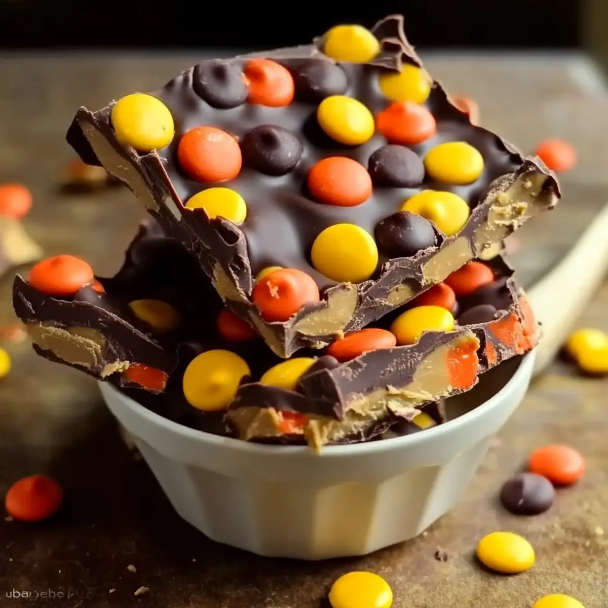 Loaded Reese’s Peanut Butter Cup Bark for Easy Sweet Cravings