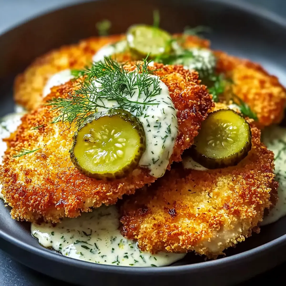Dill Pickle Parmesan Chicken: A Crunchy, Zesty Delight