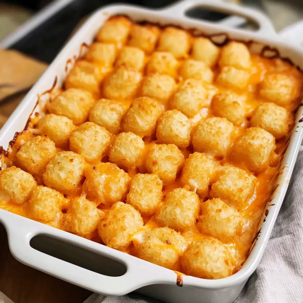 Buffalo Chicken Tater Tot Casserole for Ultimate Comfort Food