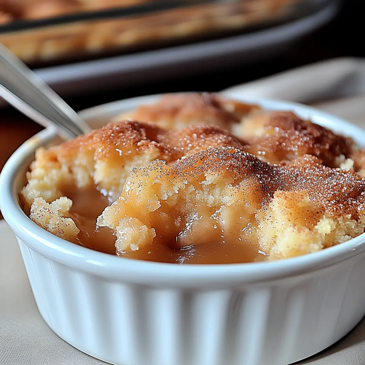 Warm and Gooey Snickerdoodle Cobbler