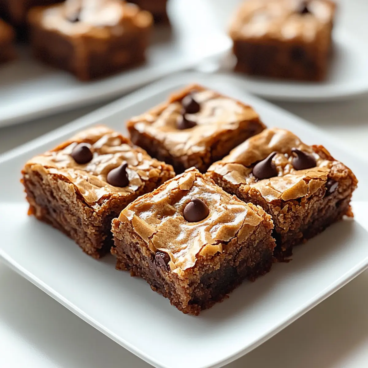 Peanut Butter Greek Yogurt Breakfast Blondies You’ll Crave
