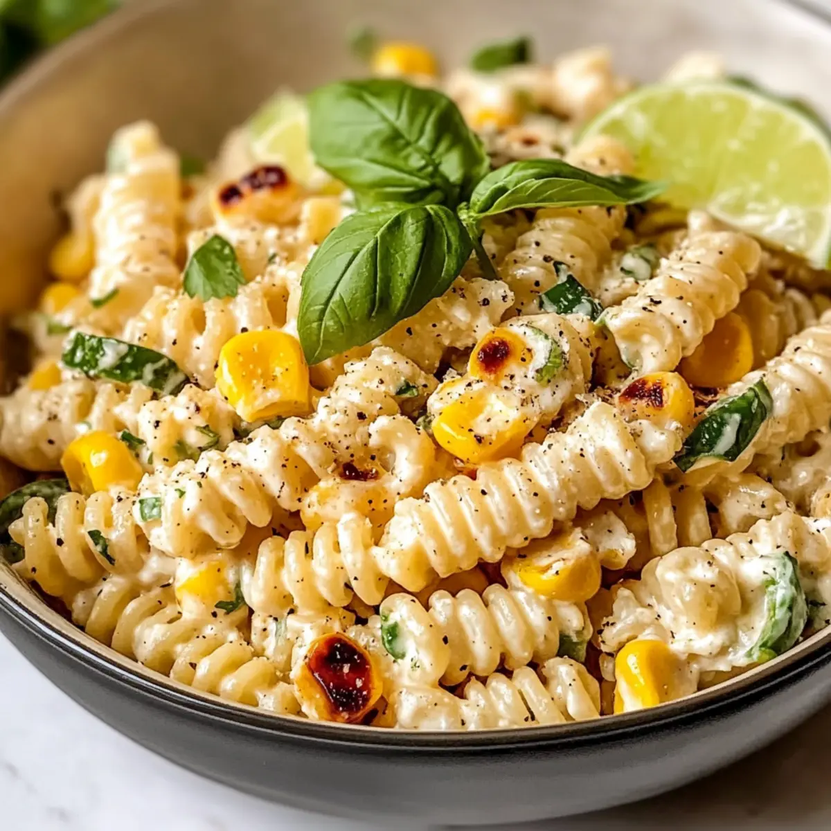Creamy Street Corn Pasta Salad for a Refreshing Summer Dish