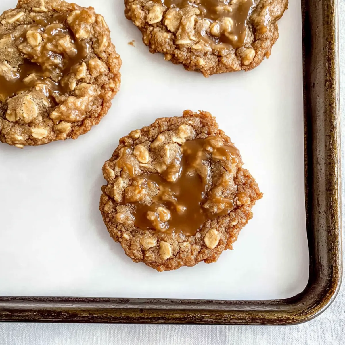 Chewy Caramel Oatmeal Cookies That Warm Your Soul