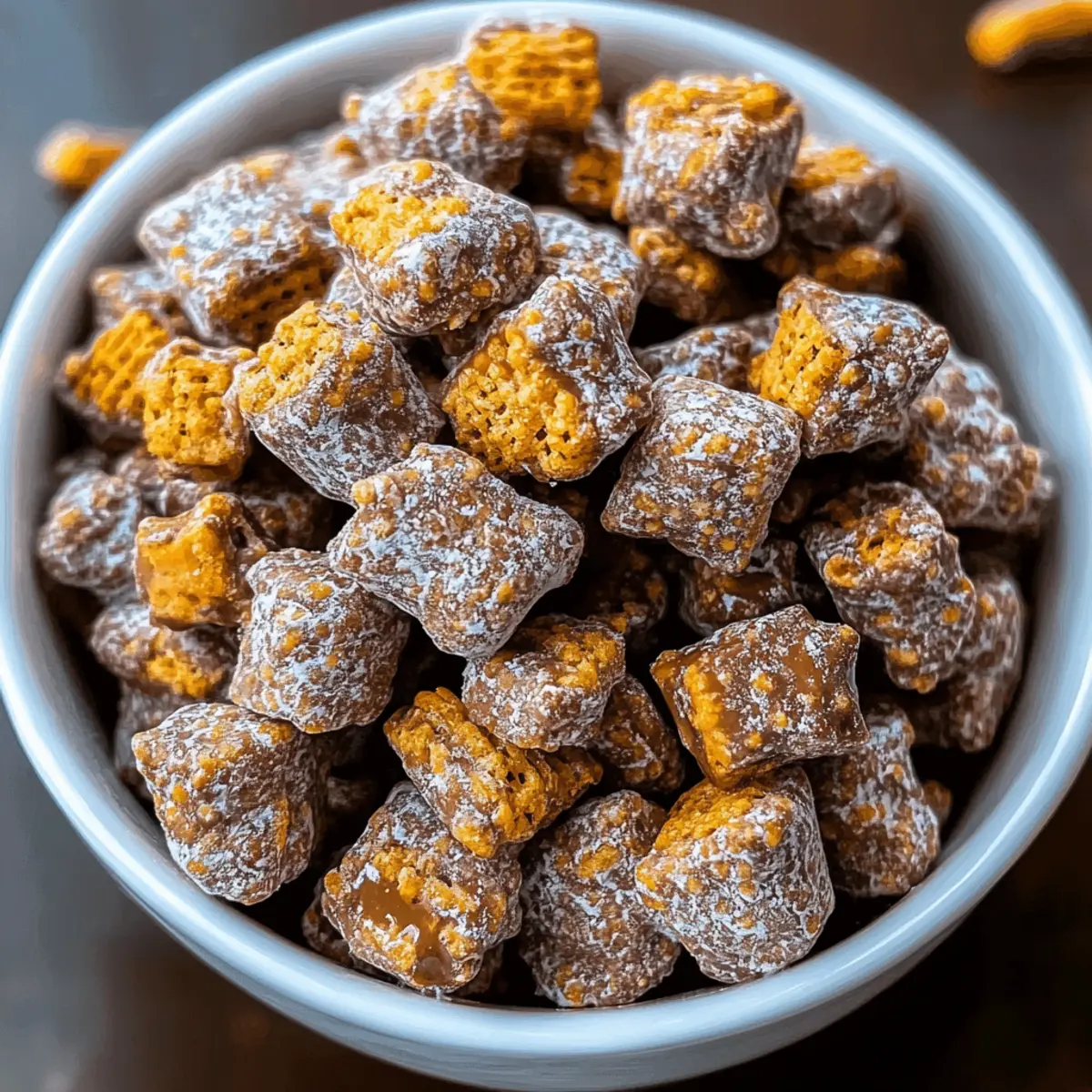 Deliciously Easy Butterfinger Puppy Chow in 12 Minutes