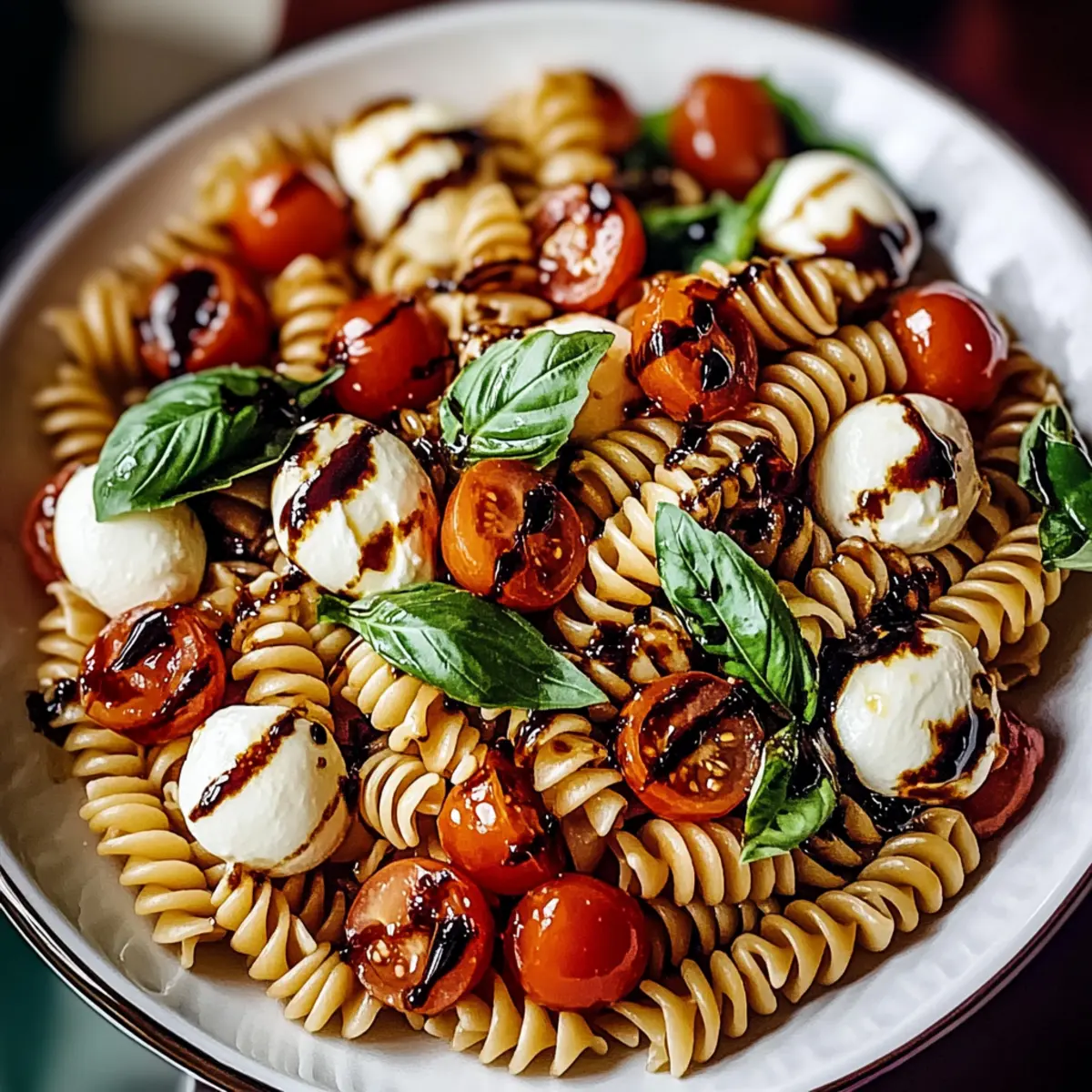 Caprese Pasta Salad: Refreshing Twist for Summer Gatherings