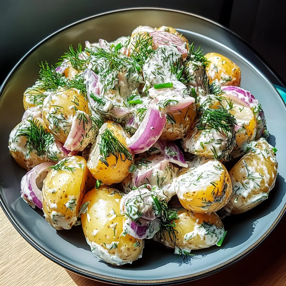 Creamy Scandinavian Dill Potato Salad for Summer Bliss