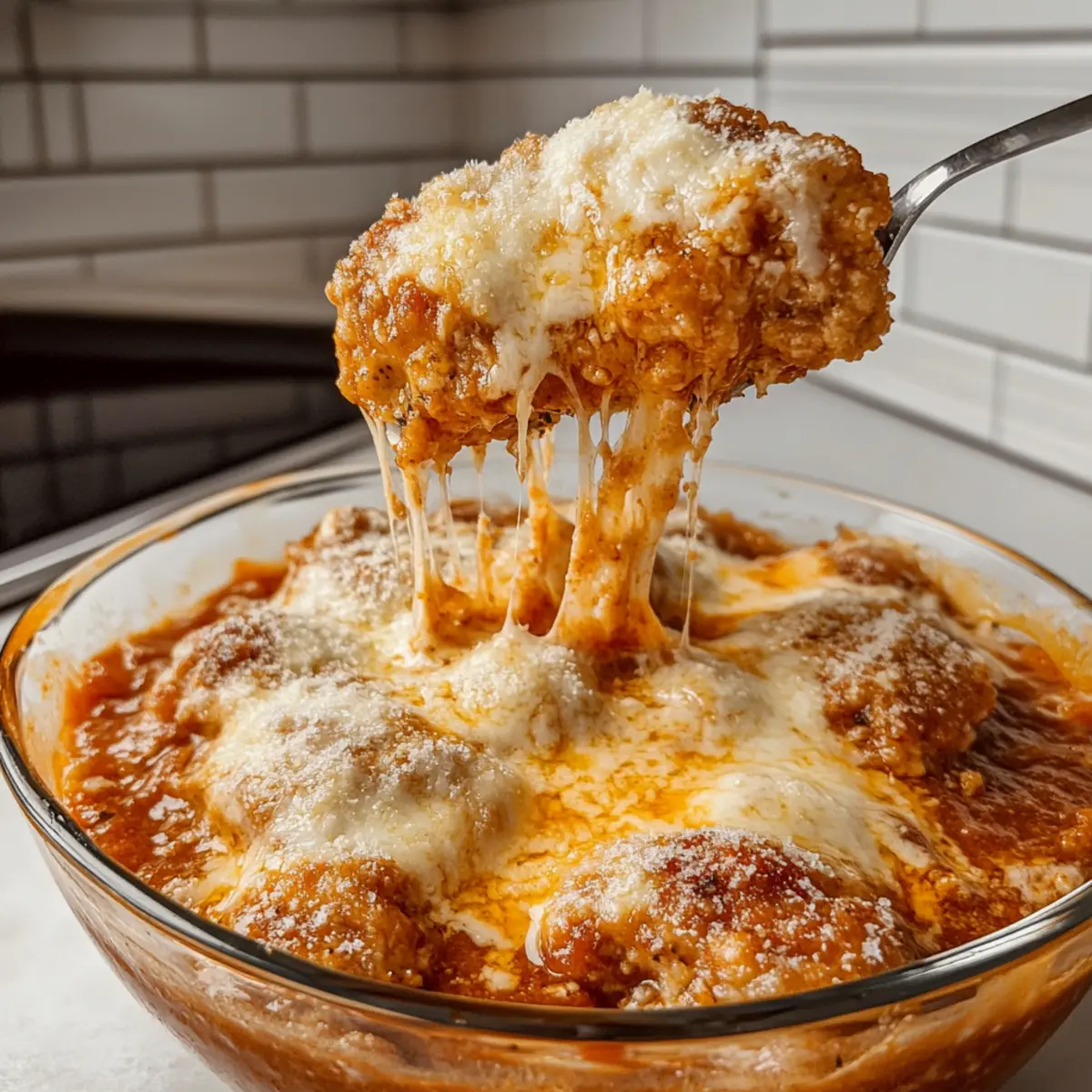 Delicious Cottage Cheese Chicken Parm Bowl for Busy Nights