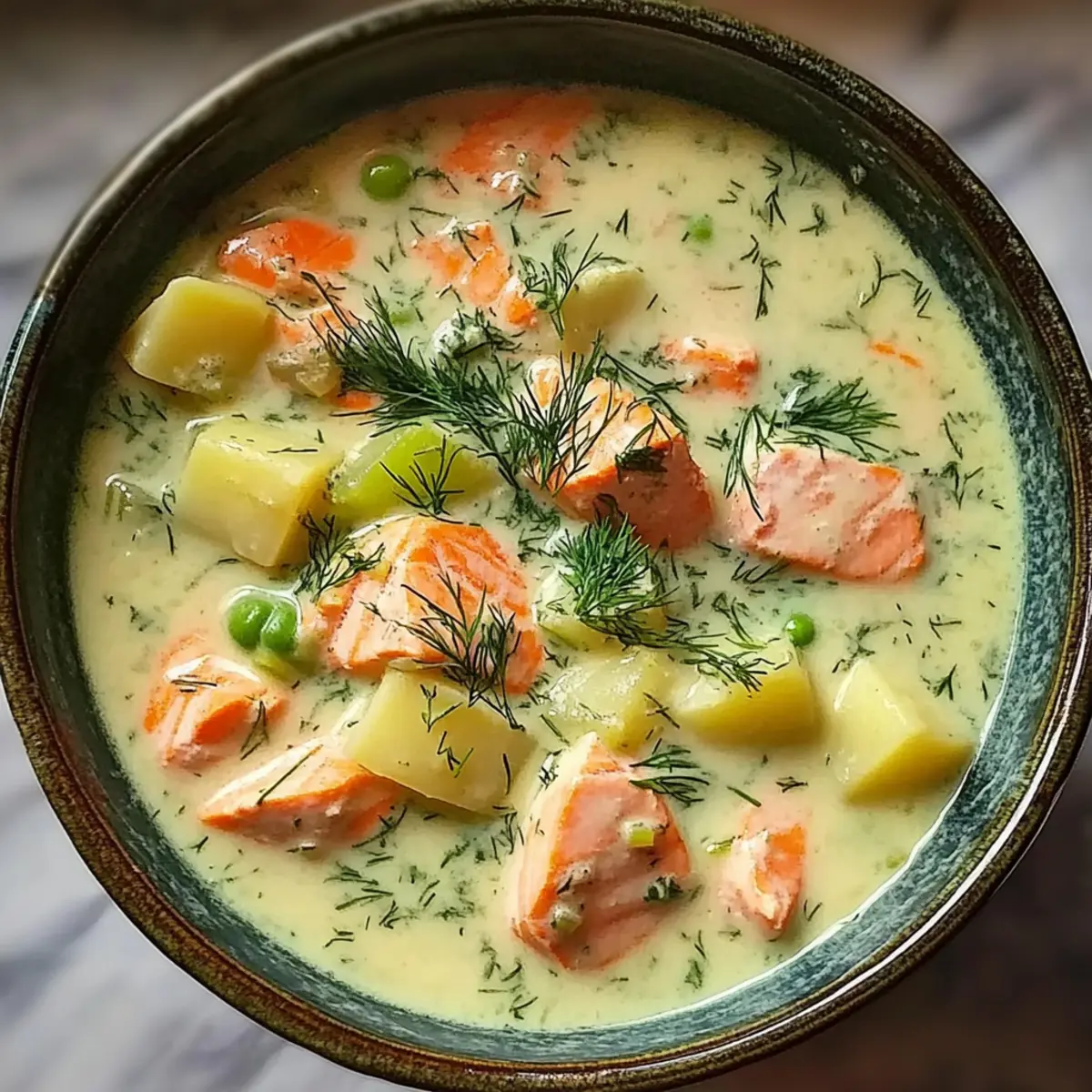 Creamy Dill Salmon Soup: A Cozy Bowl of Comfort Delight