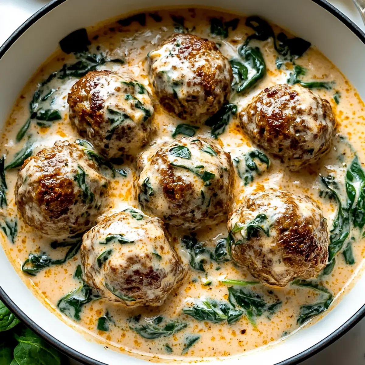 Creamy Tuscan Low Carb Meatballs: Keto Comfort in Every Bite