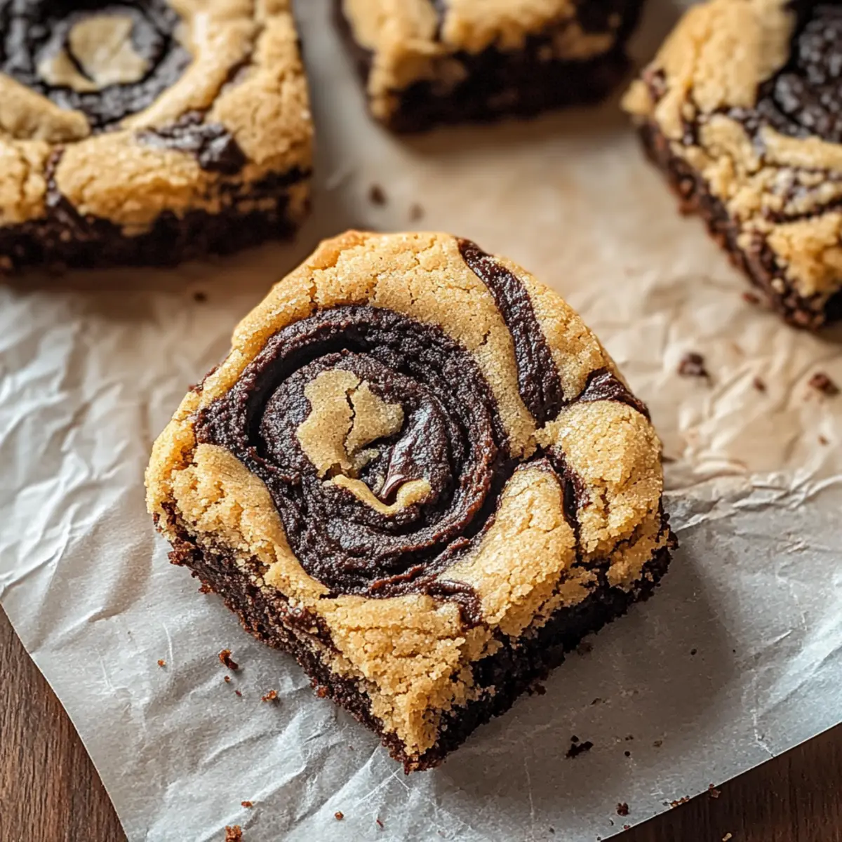 Peanut Butter Brownie Swirl Cookies for Decadent Indulgence