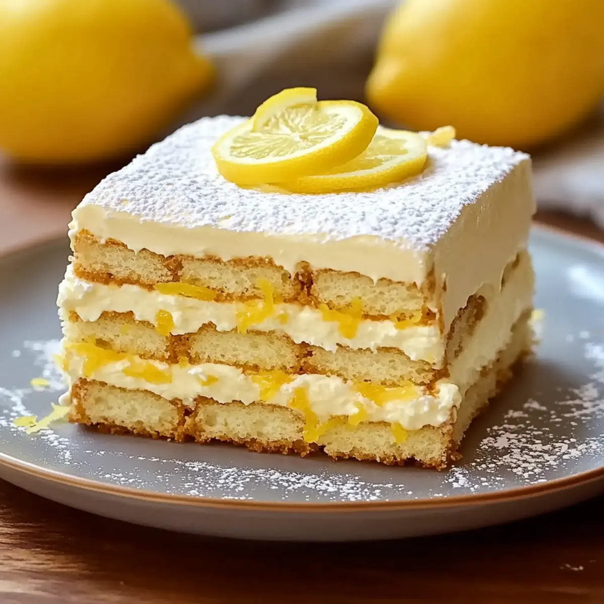 Lemon Tiramisu: A Zesty No-Bake Delight You'll Love