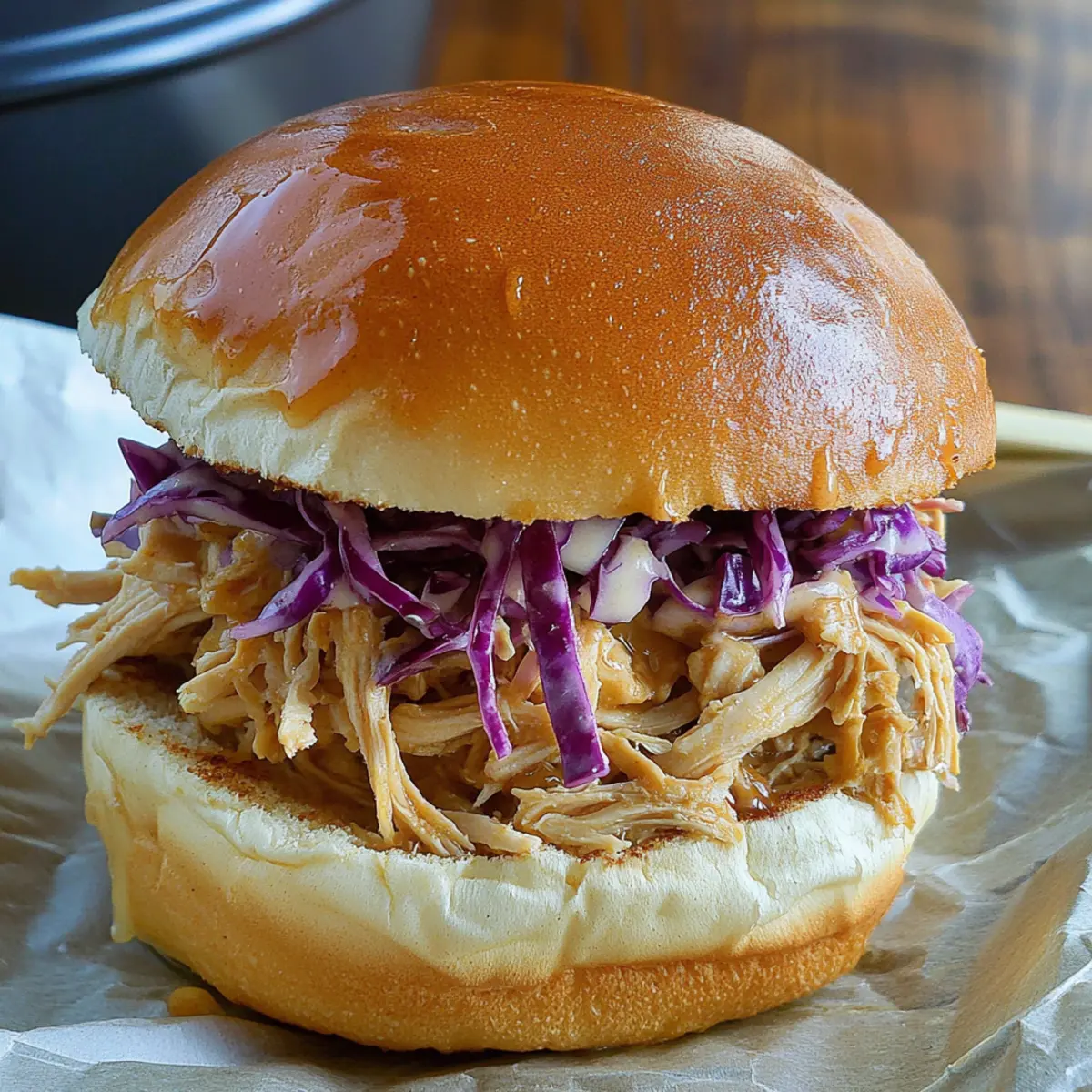 Honey Mustard Shredded Chicken Sandwich: Easy & Delicious Comfort