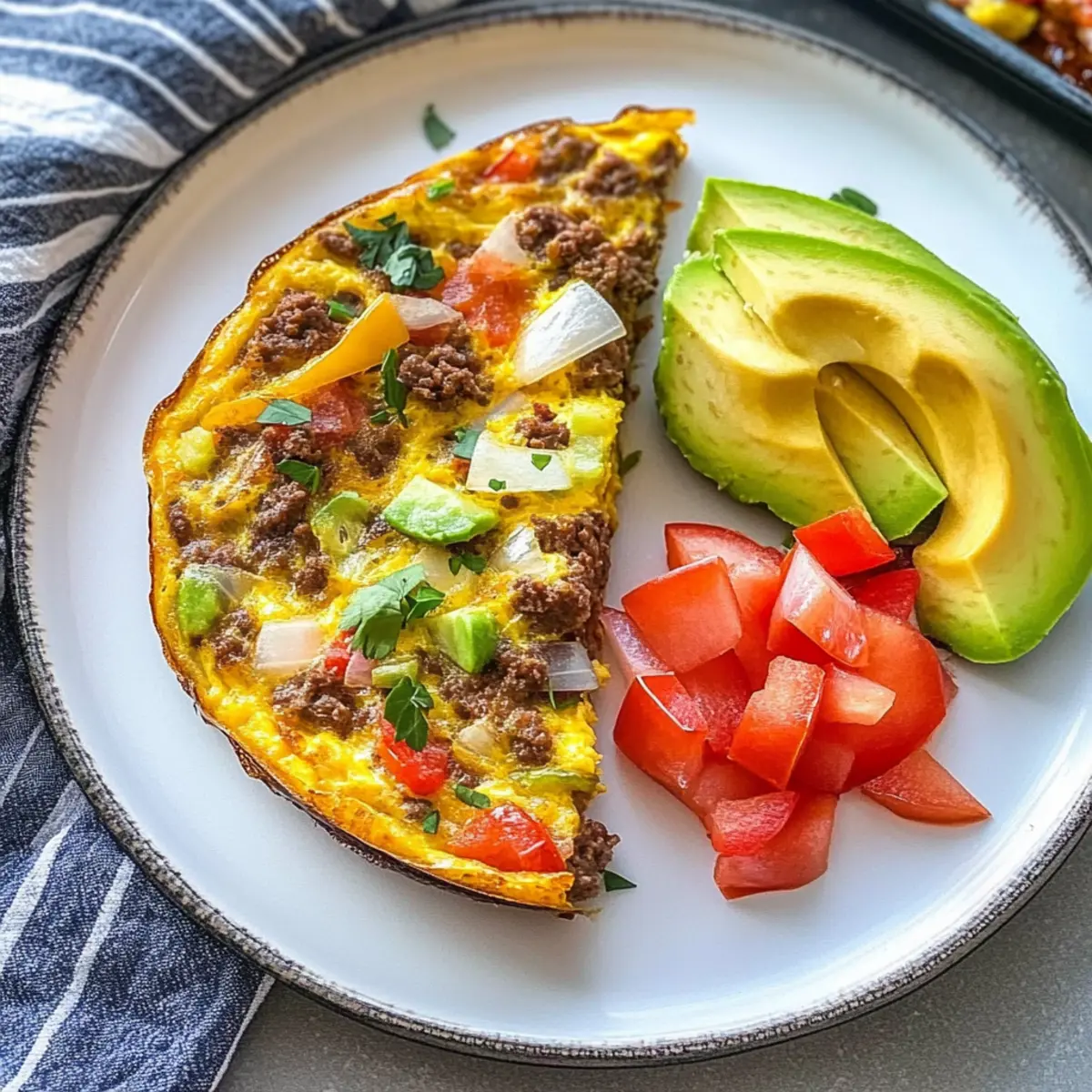 Southwest Breakfast Frittata: A Hearty Low Carb Delight