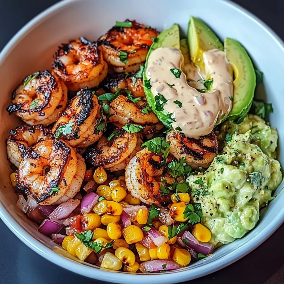 Grilled Shrimp Bowl with Avocado: A Fresh Flavor Fiesta
