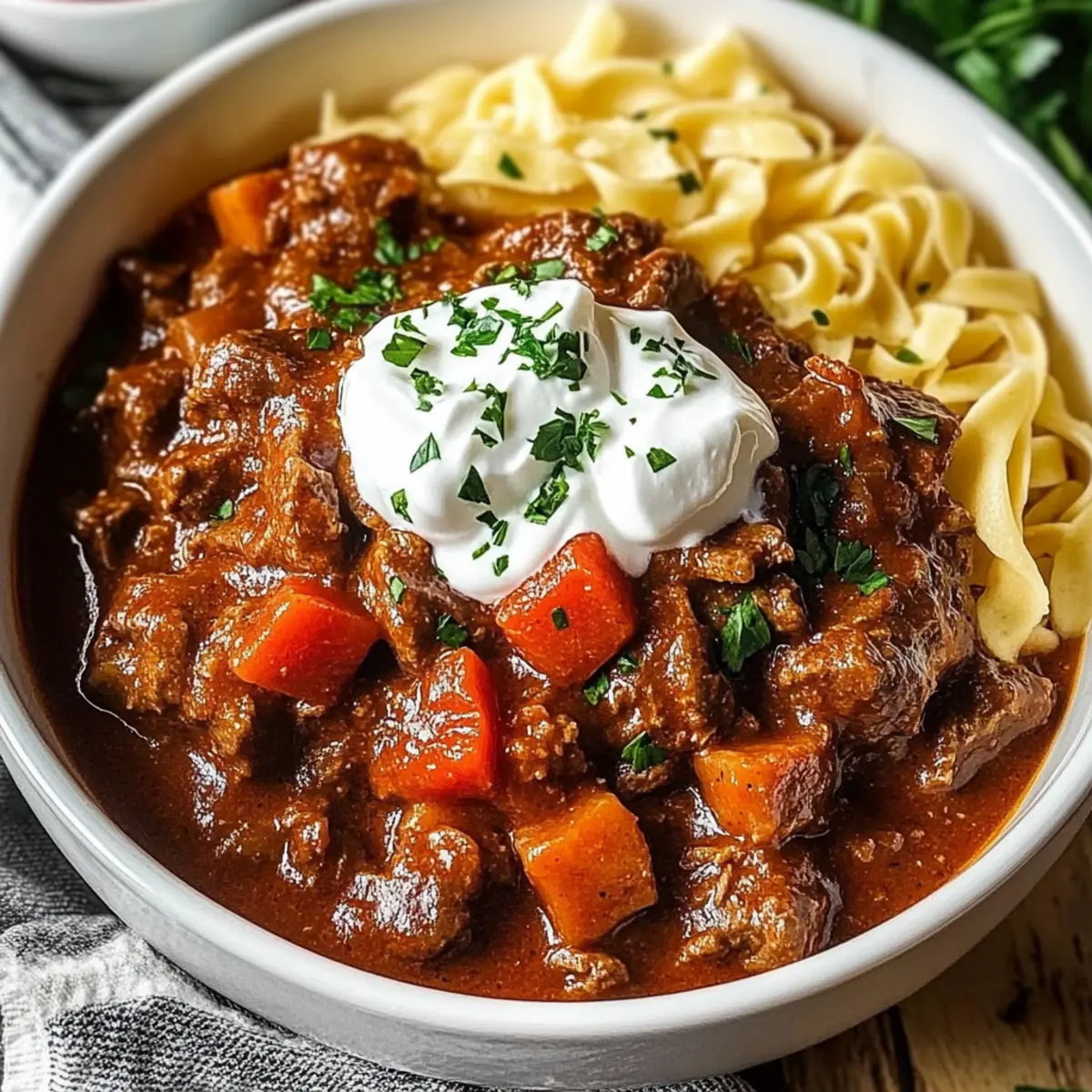 Slow Cooker Hungarian Goulash for Cozy Family Dinners