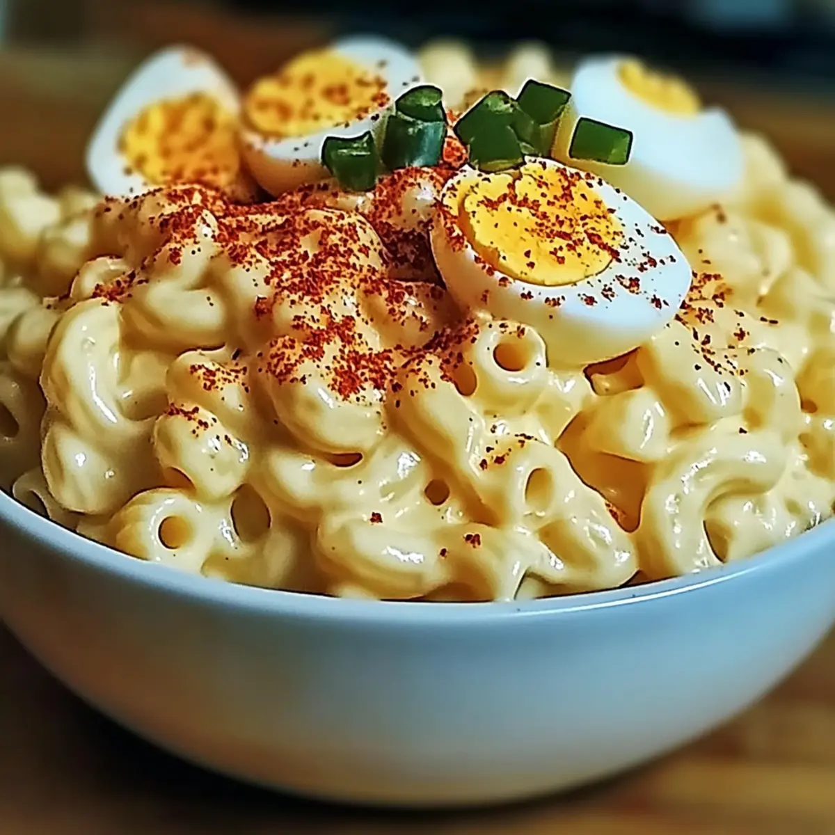 Irresistible Deviled Egg Macaroni Salad for Gatherings