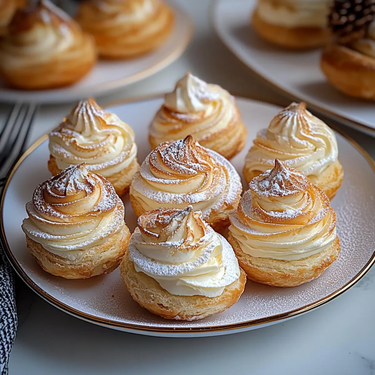 Irresistible Eggnog Cream Puffs for a Festive Delight