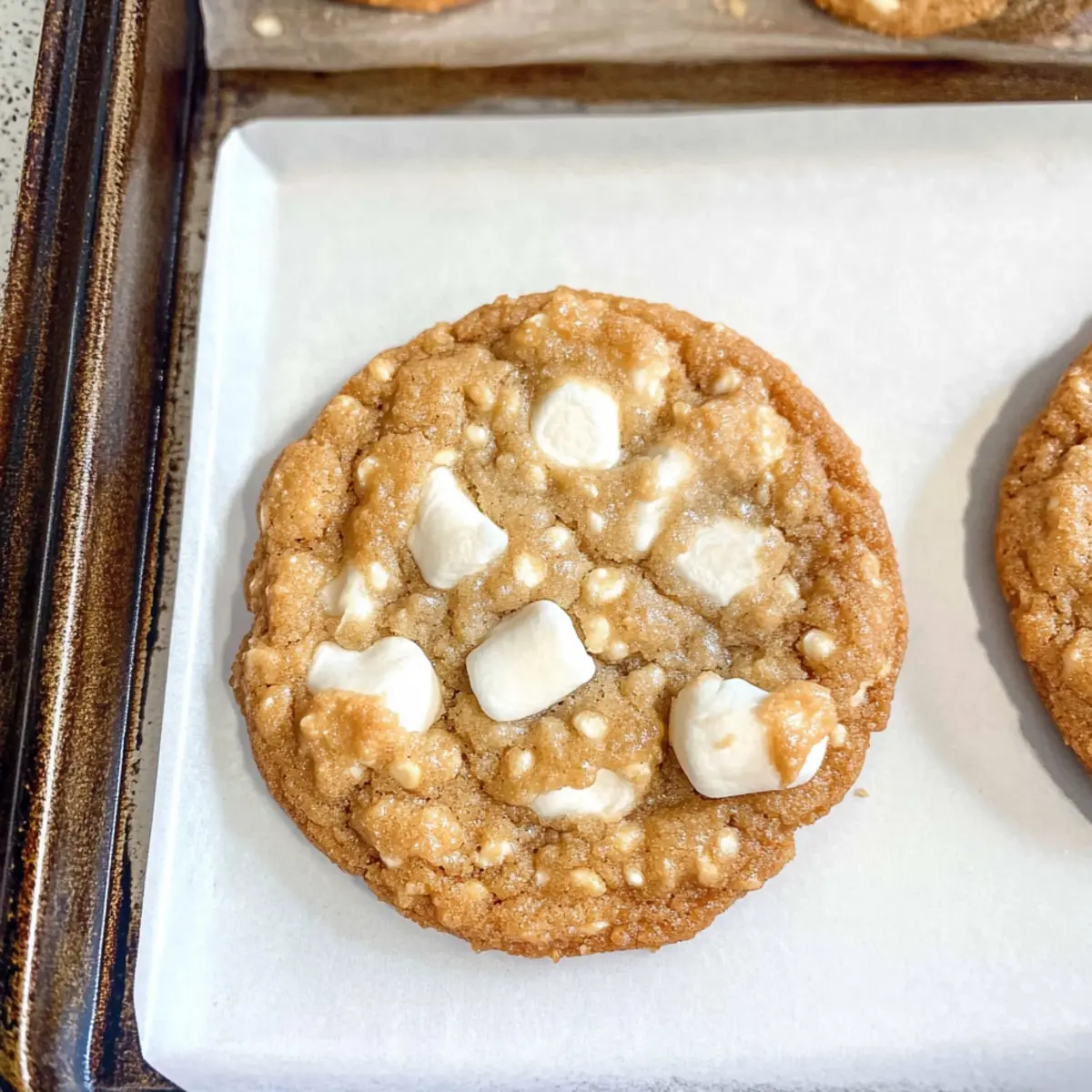 Delicious Marshmallow Crispy Cookies You’ll Crave Daily