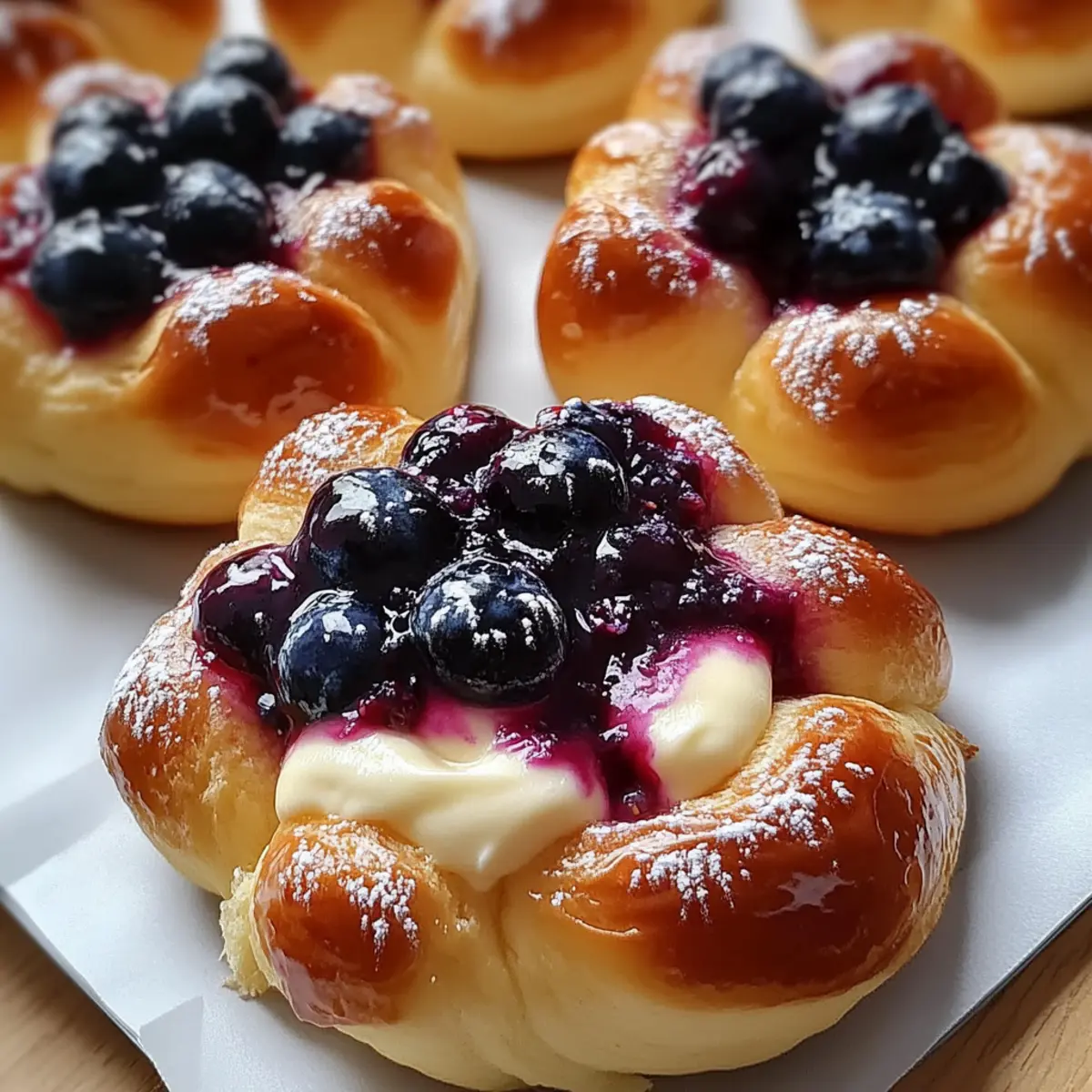 Delightful Danish Carnival Buns with Vanilla Cheesecake Magic