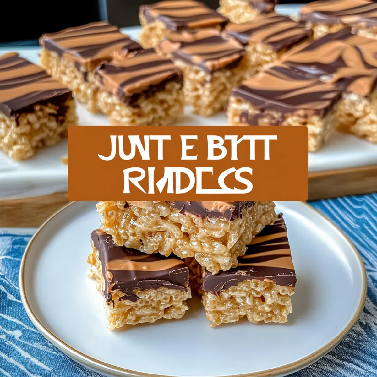 Peanut Butter Rice Krispie Treats That Melt in Your Mouth