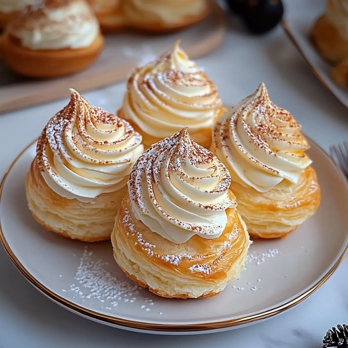 Festive Eggnog Cream Puffs: A Holiday Delight to Savor