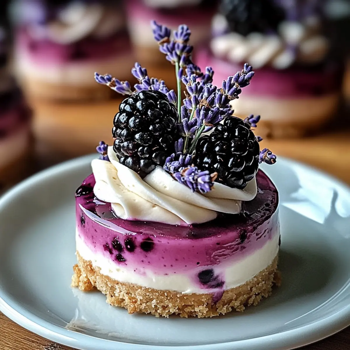 Mini Blackberry Lavender Cheesecakes: A Heavenly Dessert Delight