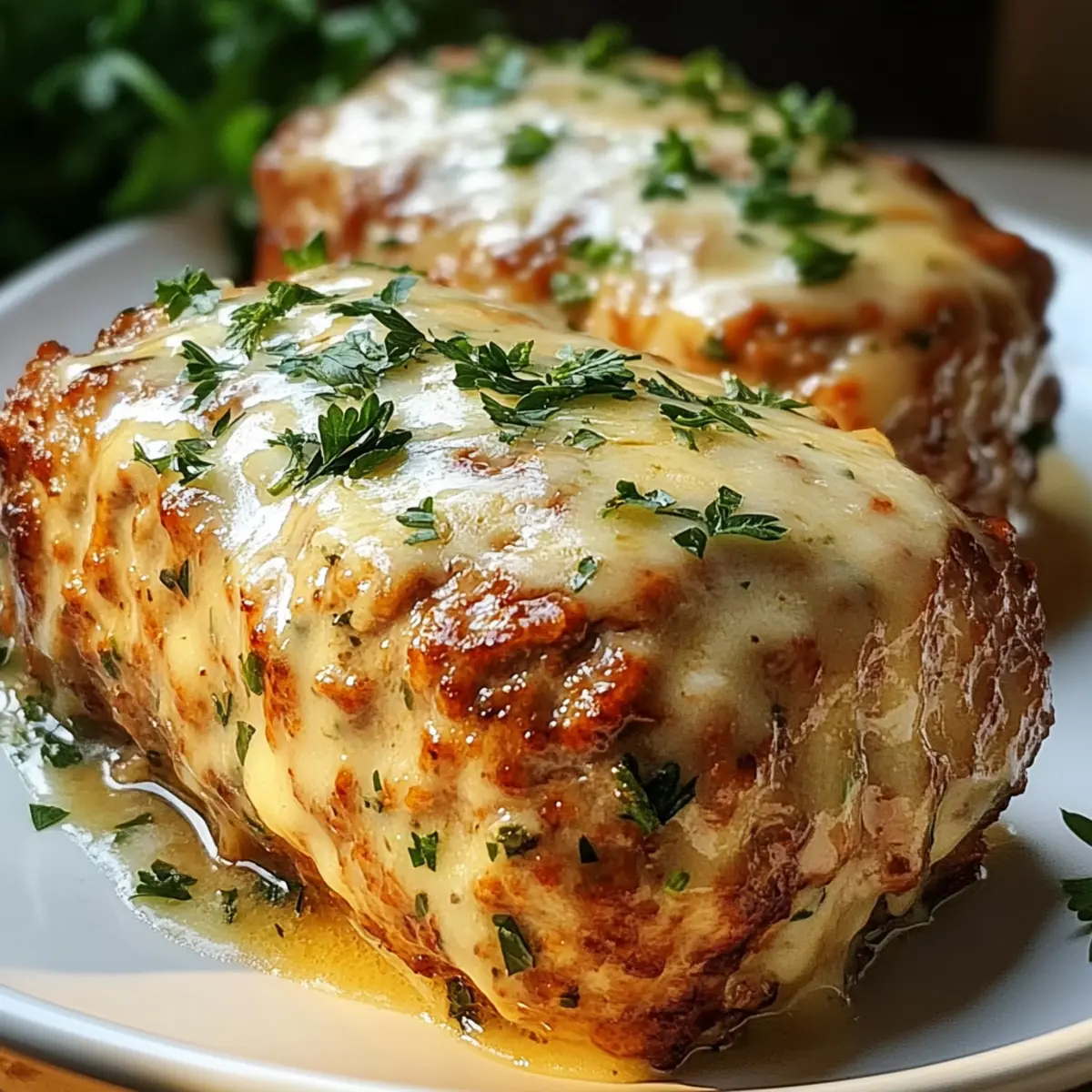 Garlic Parmesan Chicken Meatloaf: Juicy Comfort Food Delight