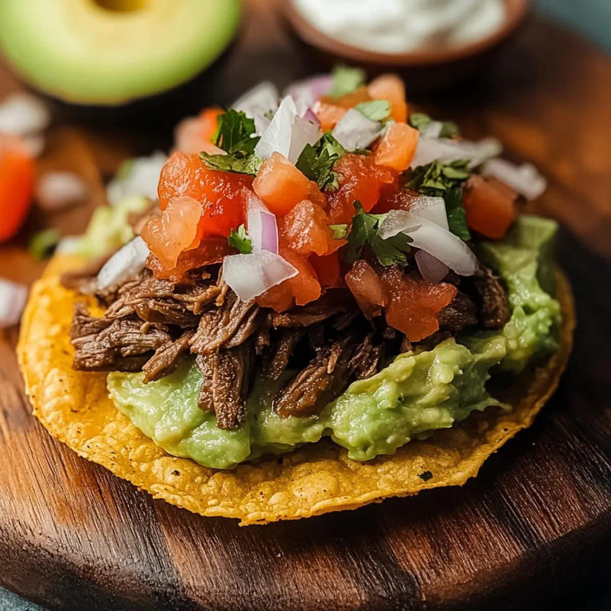 Savor Mexican Tostadas de Carne Asada for a Flavorful Feast