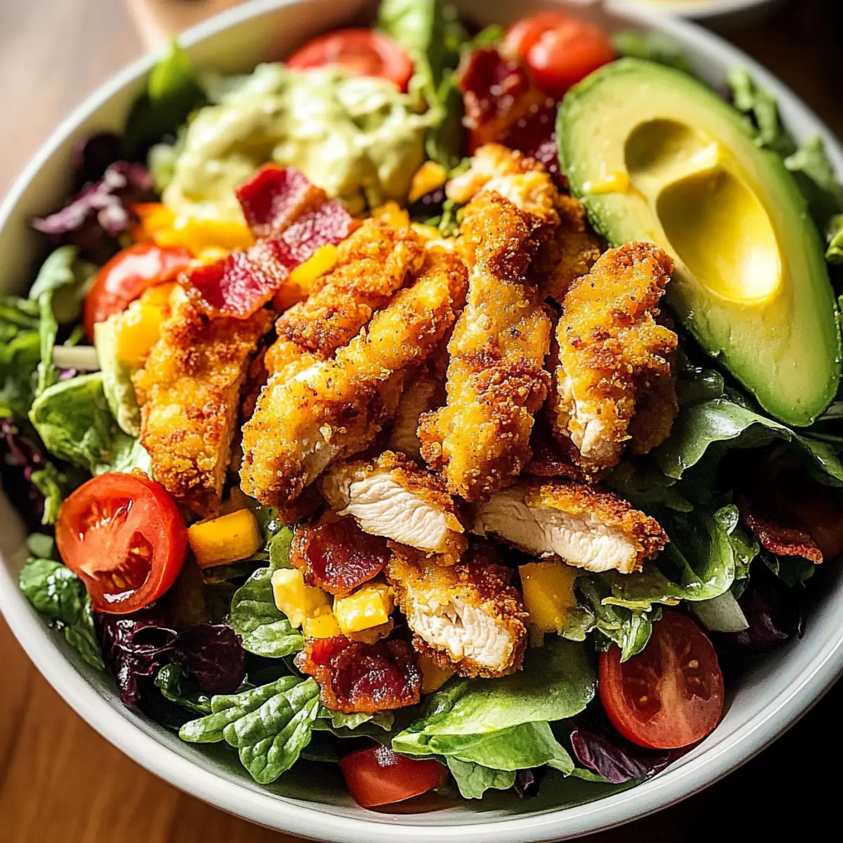 Crispy Chicken Salad Bliss: Fresh, Flavorful, and Fun!