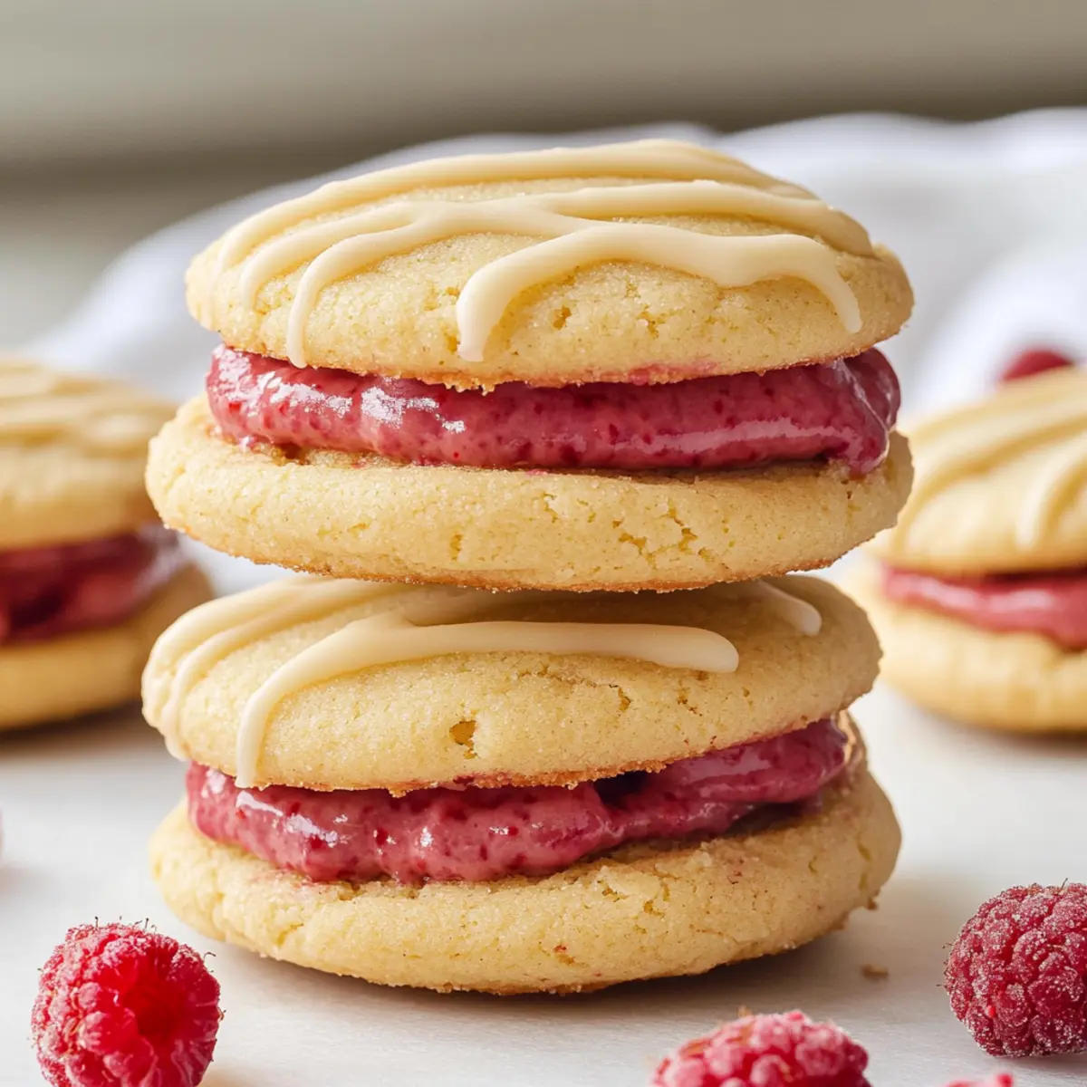 Raspberry Cream Sandwich Cookies: Soft, Sweet Spring Treats