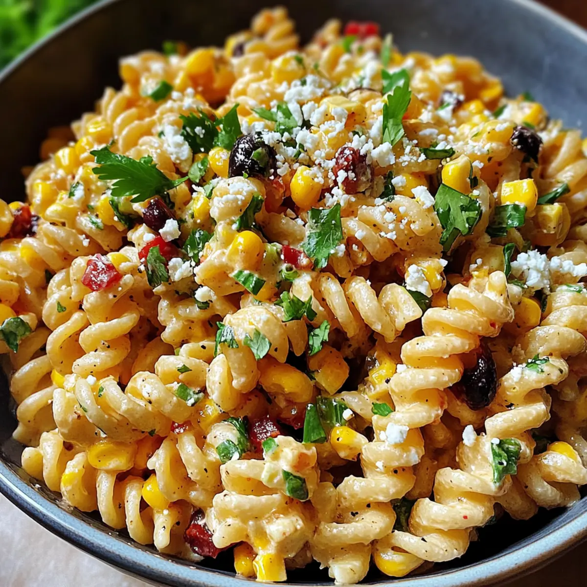 Mexican Street Corn Pasta Salad: Quick, Creamy, and Irresistible