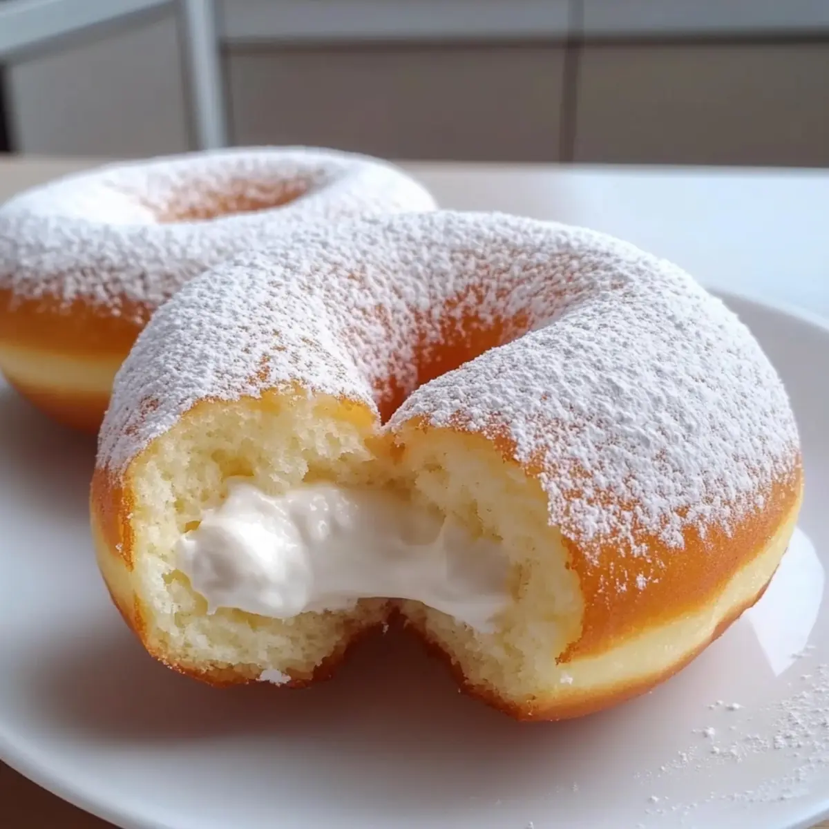 Fluffy Korean Milk Cream Donut Recipe for Sweet Bliss