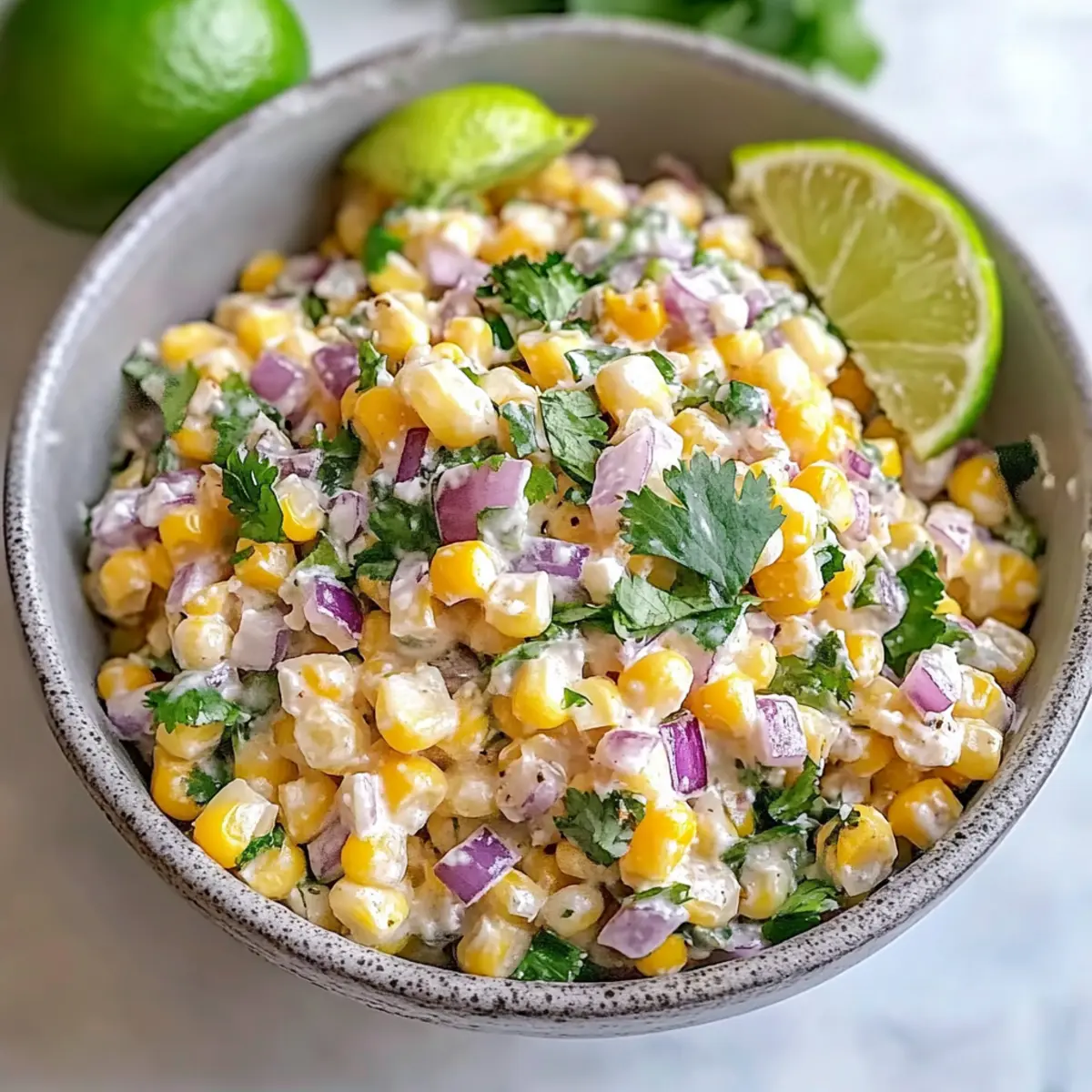 Delicious Street Corn Salad with Greek Yogurt for Summer Bliss