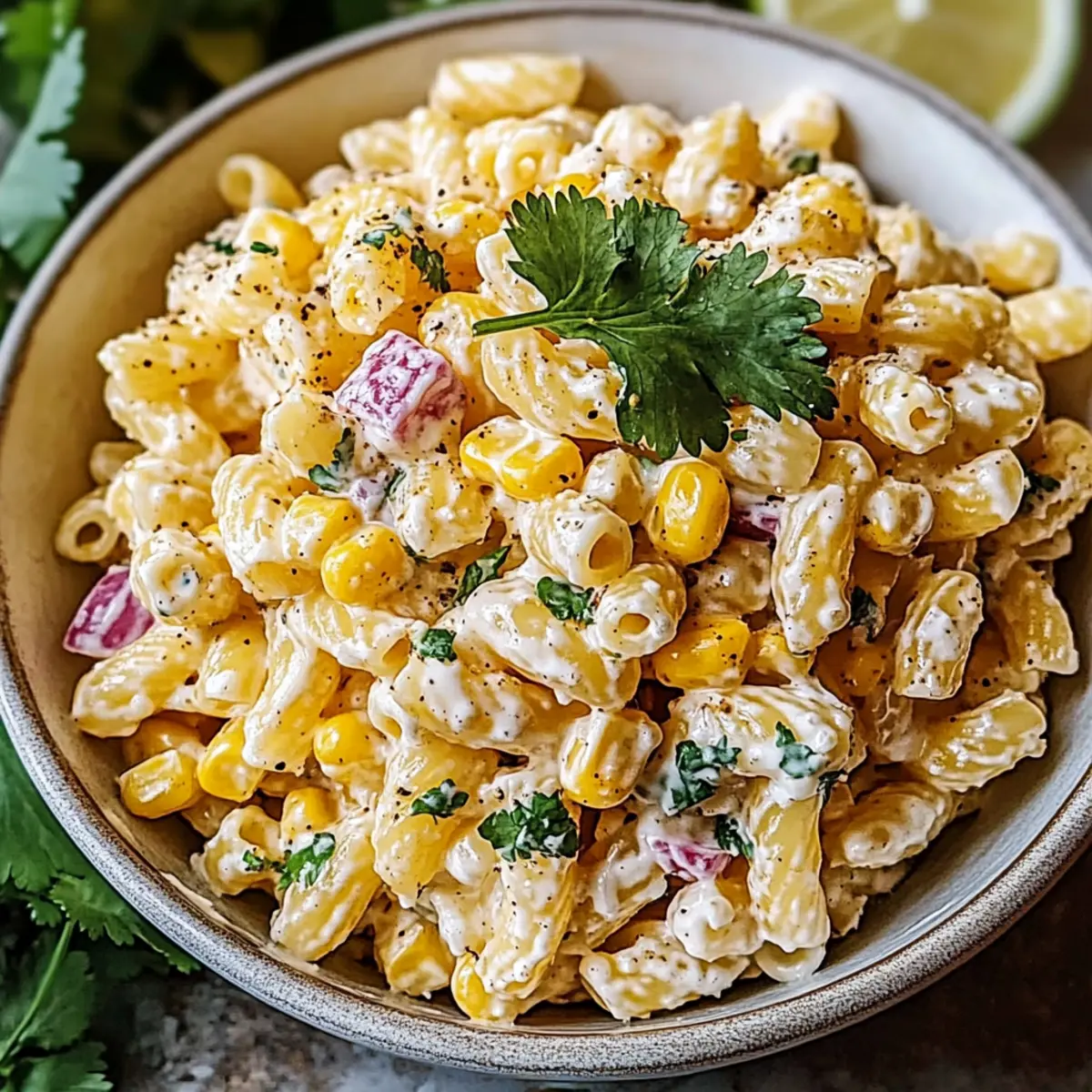 Mexican Street Corn Pasta Salad Bursting with Flavor and Fun
